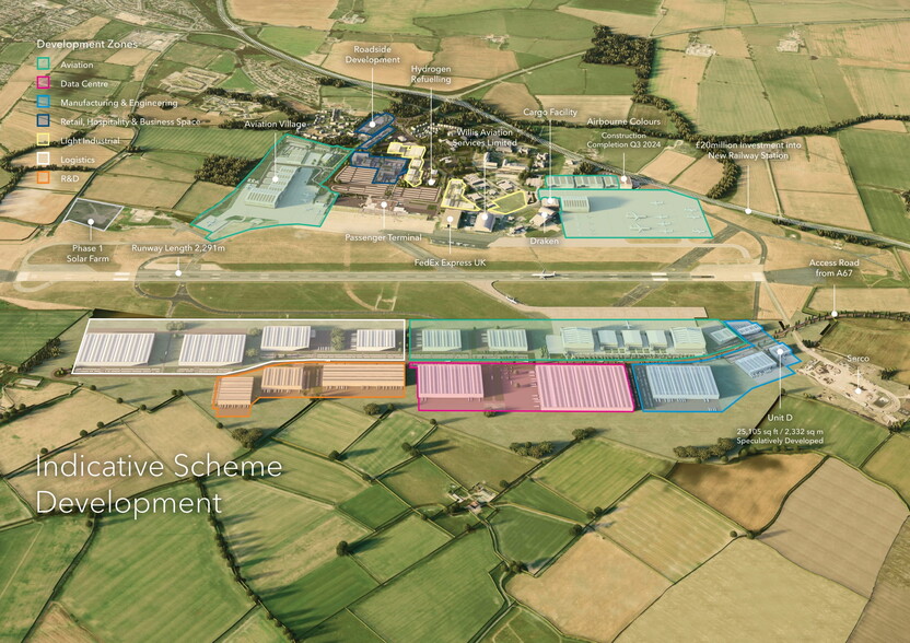 Teesside International Airport Business park, Darlington for rent - Building Photo - Image 1 of 1