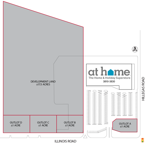 4120 Illinois Rd, Fort Wayne, IN for rent - Site Plan - Image 2 of 2