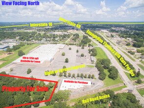 1229 NW Evangeline Trwy, Lafayette, LA - AERIAL  map view - Image1