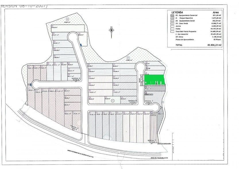Calle Santiago Carrillo, 8, Láchar, Granada for sale - Site Plan - Image 2 of 5