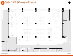 111 W Jackson Blvd, Chicago, IL for rent Site Plan- Image 1 of 5