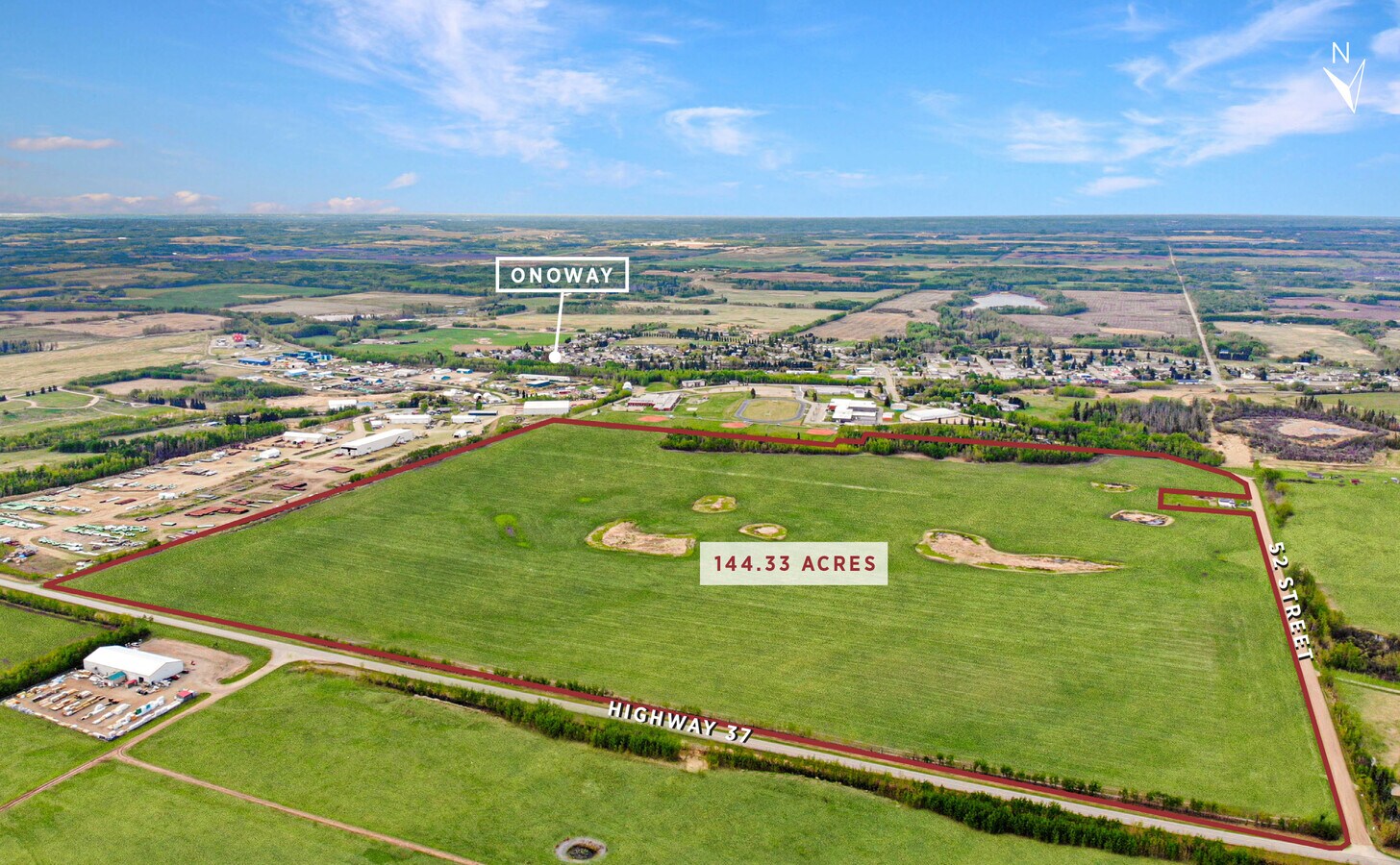 52 & Highway 37 St AB73, Onoway T0E 1V0 Future Industrial/Highway