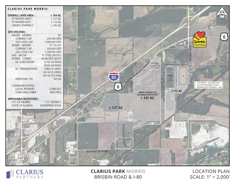 I-80 & Brisbin Rd, Morris, IL for rent - Site Plan - Image 1 of 1