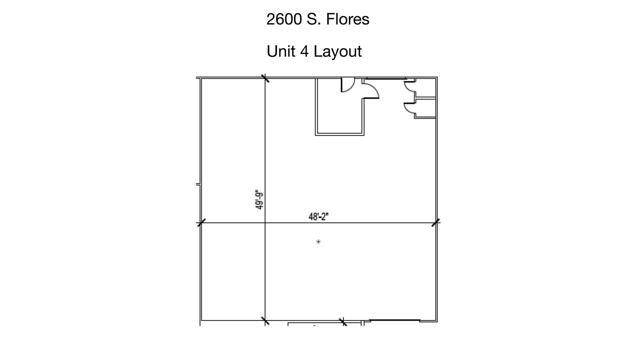 2600 S Flores St, San Antonio, TX to rent Site Plan- Image 1 of 2
