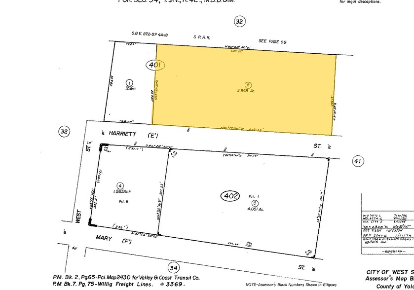 830 E St, West Sacramento, CA for sale - Plat Map - Image 2 of 3