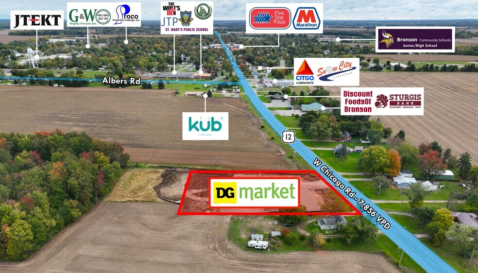 W Chicago Rd, Bronson 49028 Dollar General Market UK