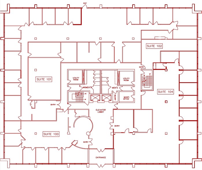 6700 Century Ave, Mississauga, ON for rent - Floor Plan - Image 3 of 9