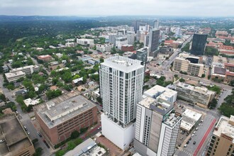 313 W 17th St, Austin, TX - aerial  map view