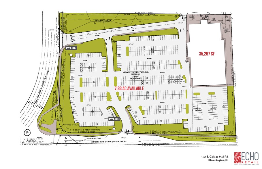 1351 S College Mall Rd, Bloomington, IN for rent - Site Plan - Image 2 of 2