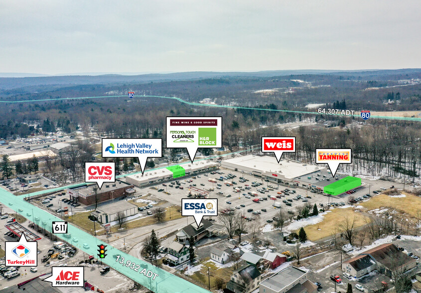 Route 611 & Old Mill Road, Tannersville, PA for rent - Aerial - Image 1 of 18