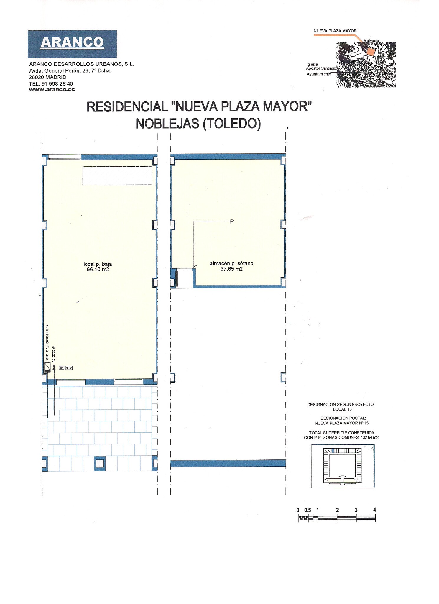 Plaza Nueva de Noblejas, Noblejas, Toledo to rent Floor Plan- Image 1 of 1