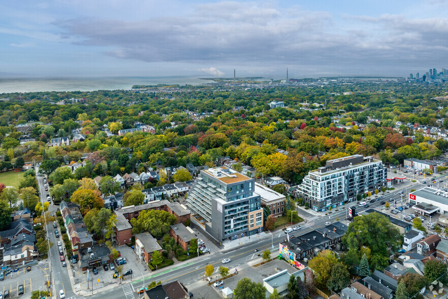 2359 Danforth Ave, Toronto, ON for rent - Aerial - Image 3 of 5