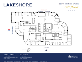 18101 Von Karman Ave, Irvine, CA for rent Floor Plan- Image 1 of 1