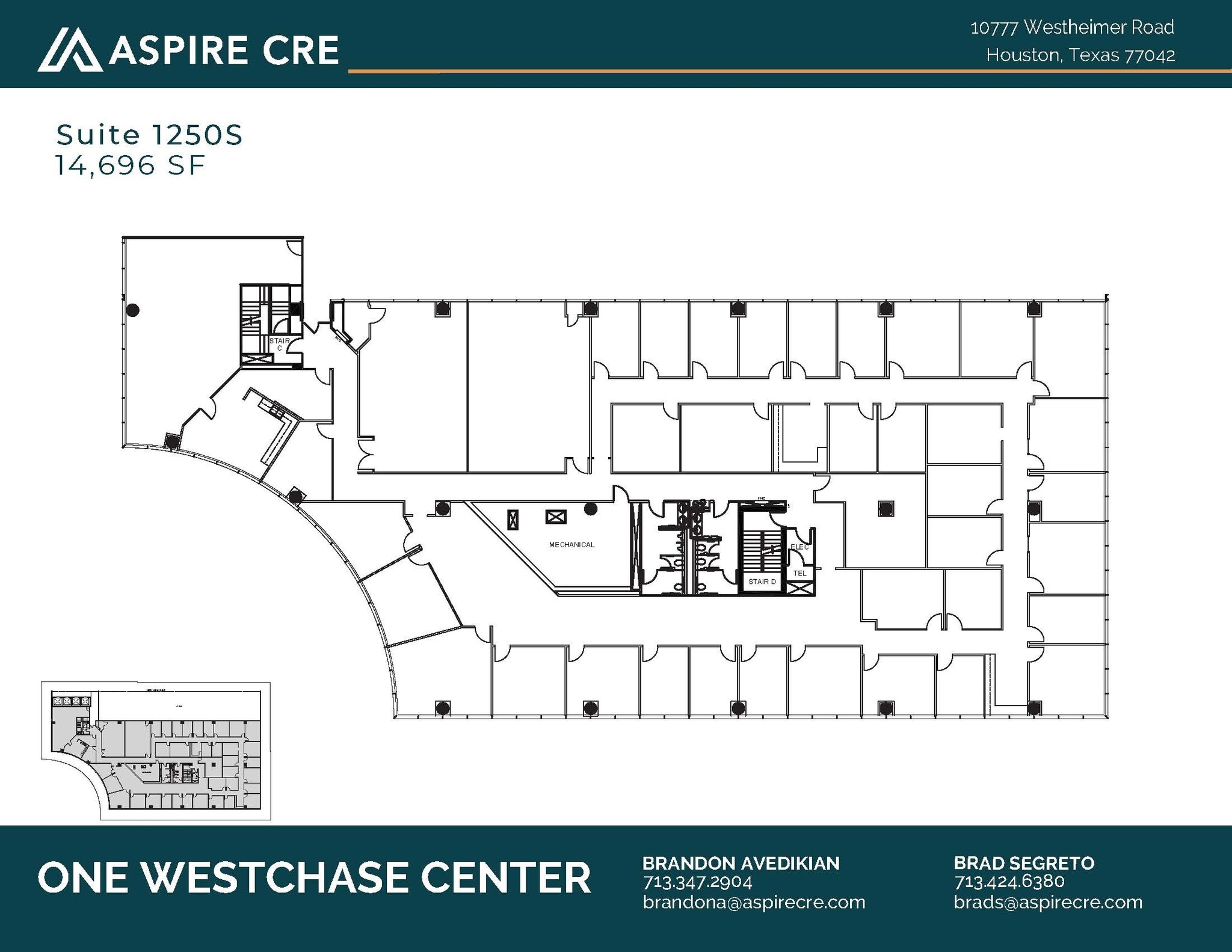 10777 Westheimer Rd, Houston, TX to rent Floor Plan- Image 1 of 1