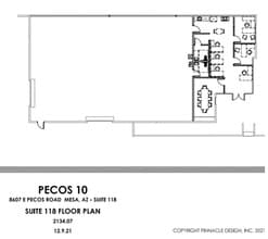 8607 E Pecos Rd, Mesa, AZ to rent Floor Plan- Image 1 of 1