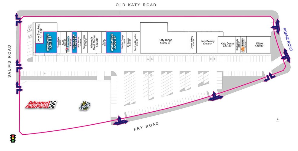 2311-2439 N Fry Rd, Katy, TX for rent - Site Plan - Image 2 of 3