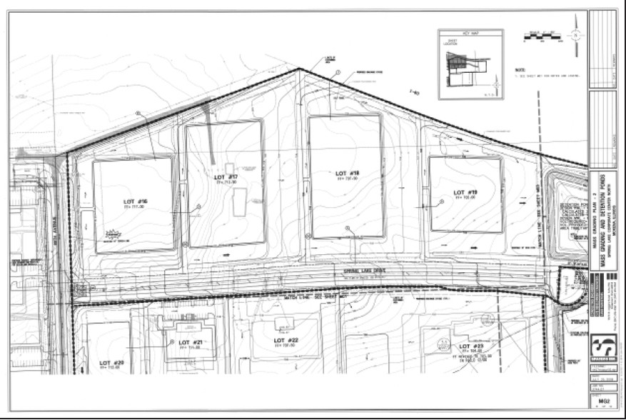 S 88th Ave & W Spring Lake Dr, Mokena, IL for sale - Plat Map - Image 3 of 3