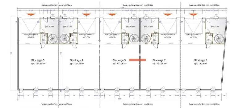 Light Industrial in Mions to rent - Floor Plan - Image 3 of 3