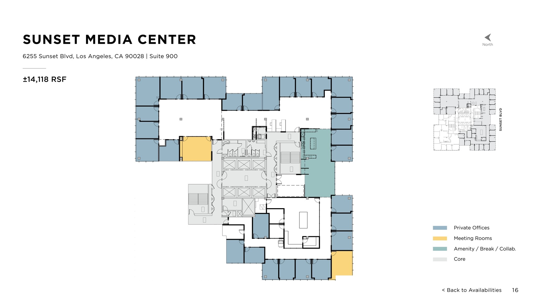 6255 W Sunset Blvd, Los Angeles, CA to rent Site Plan- Image 1 of 1