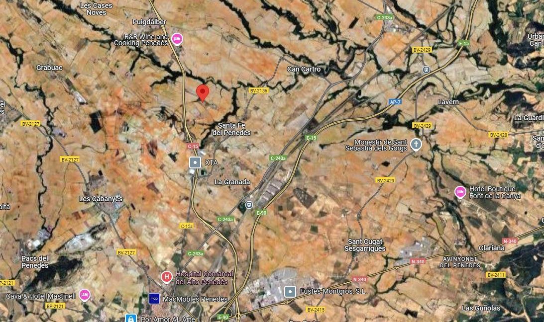 Land in Santa Fe del Penedès, Barcelona for sale Aerial- Image 1 of 2