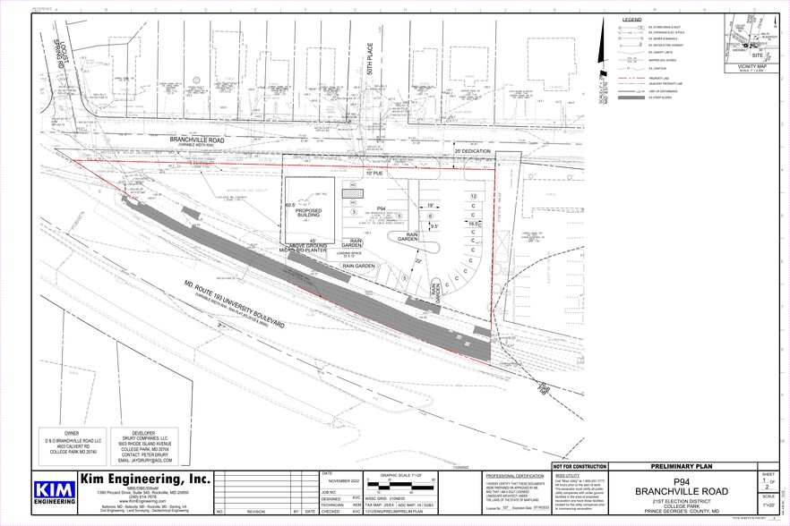 Branchville Rd, College Park, MD for sale - Site Plan - Image 3 of 3