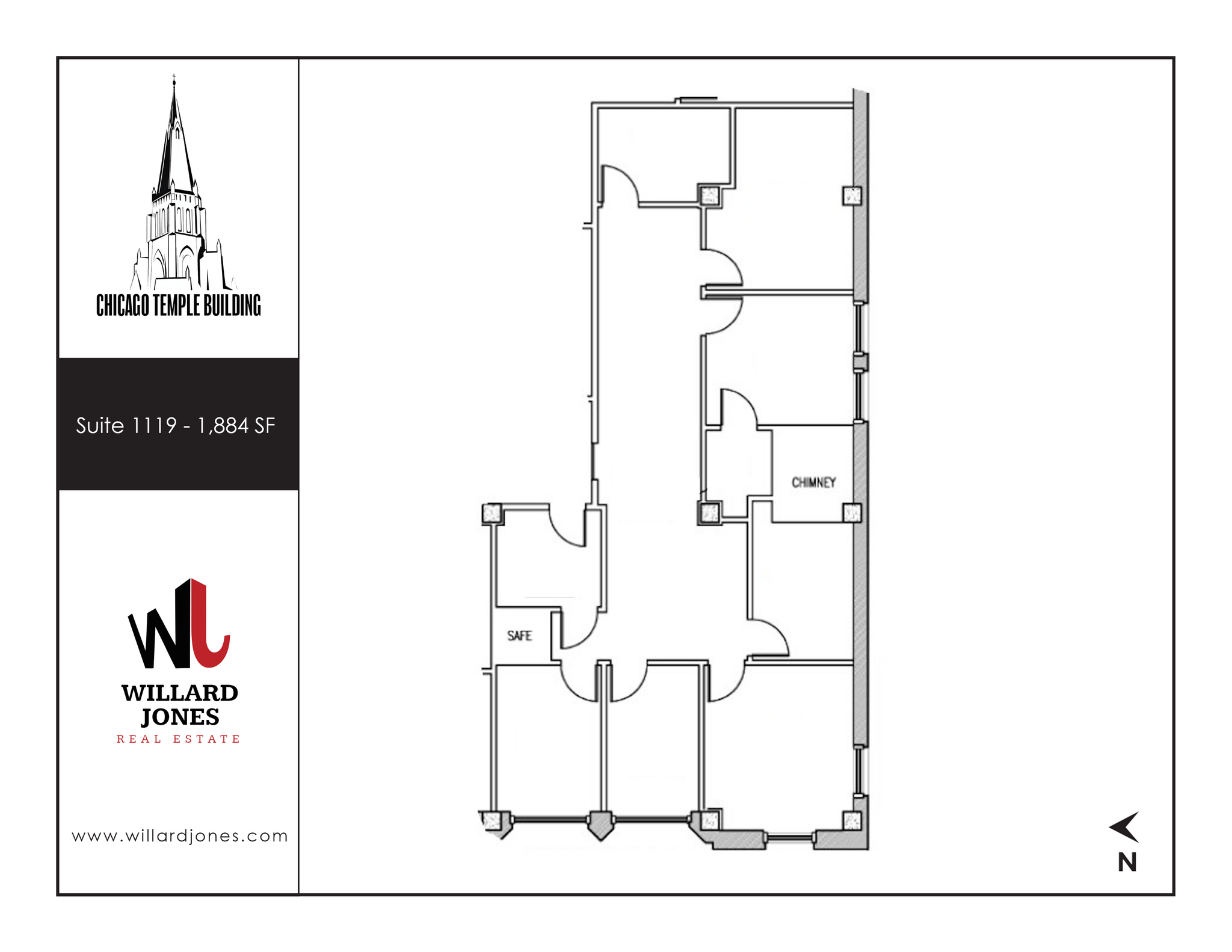 77 W Washington St, Chicago, IL to rent Floor Plan- Image 1 of 1