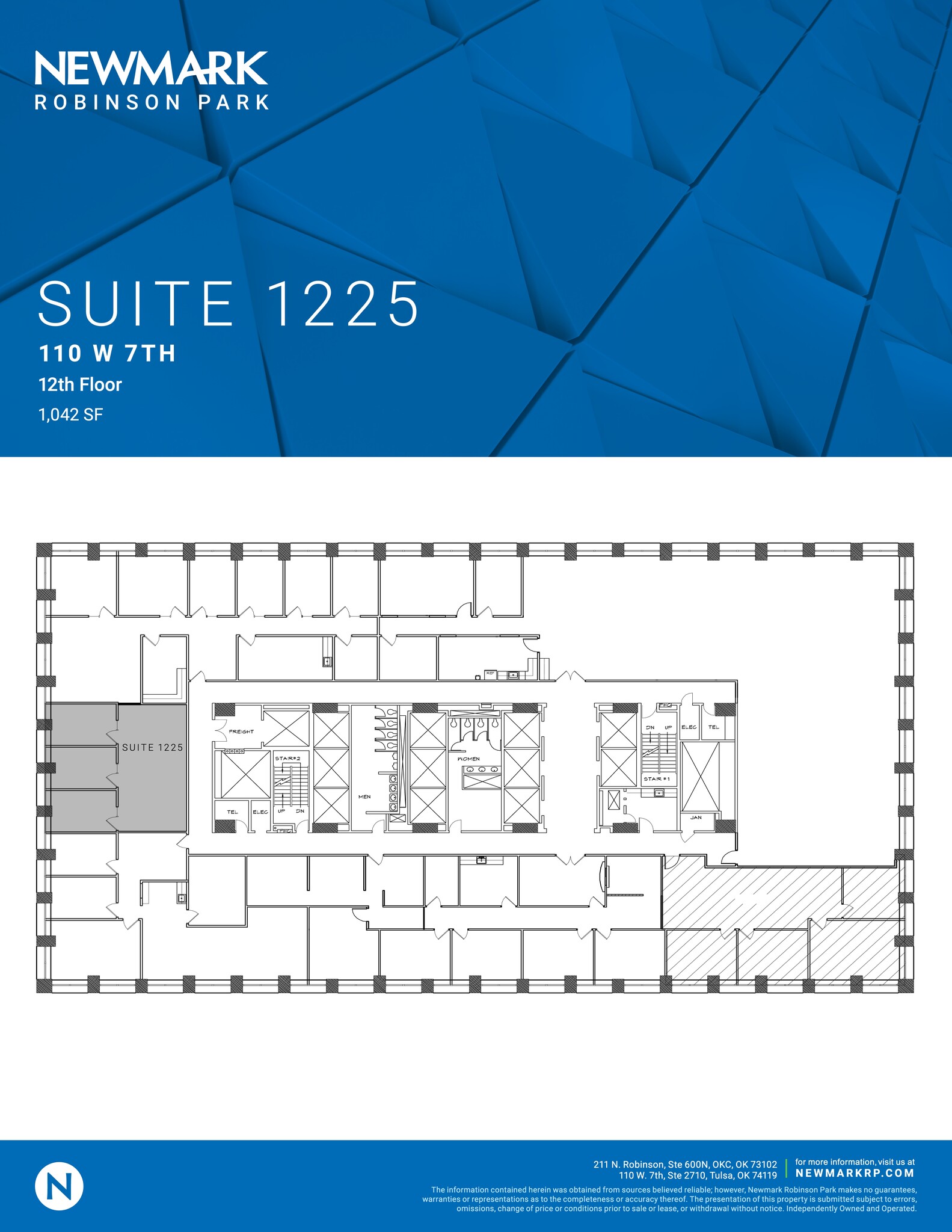 110 W 7th St S, Tulsa, OK to rent Site Plan- Image 1 of 1