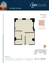 509 Olive Way, Seattle, WA to rent Floor Plan- Image 1 of 1