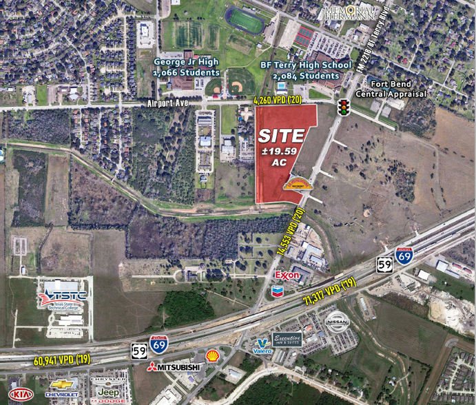 FM 2218 & Airport Ave, Rosenberg, TX for sale - Building Photo - Image 3 of 3