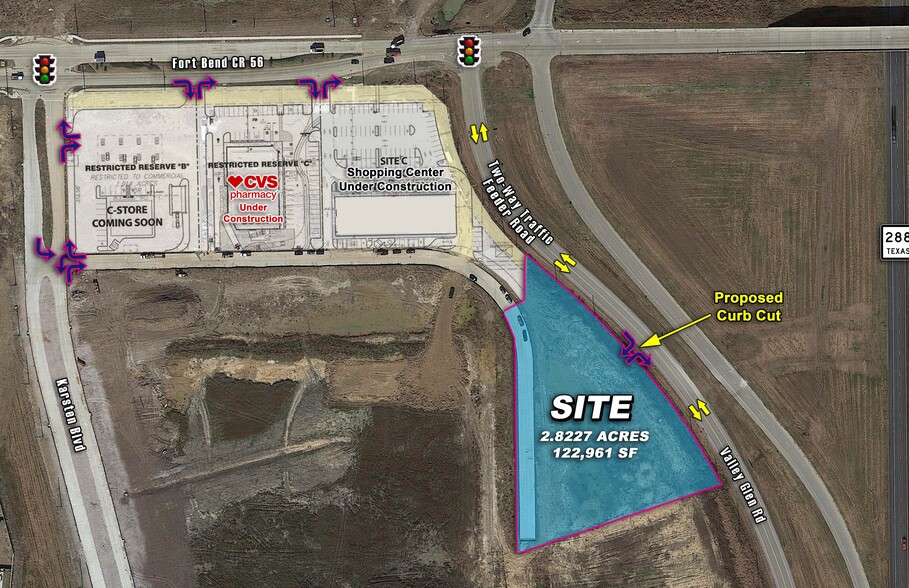 Highway 288 & CR 56, Rosharon, TX for sale - Building Photo - Image 1 of 2