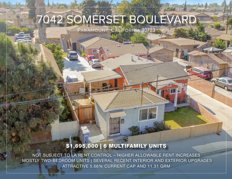 7042 Somerset Blvd, Paramount, CA for sale - Building Photo - Image 1 of 20