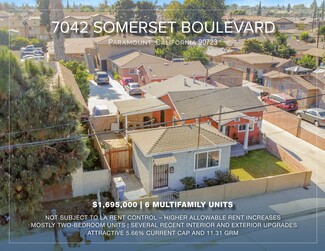 More details for 7042 Somerset Blvd, Paramount, CA - Residential for Sale