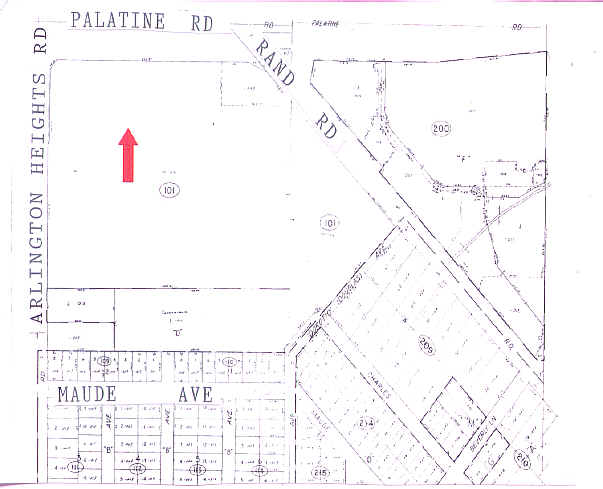 325-615 E Palatine Rd, Arlington Heights, IL for rent - Plat Map - Image 2 of 9