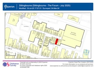 High St, Sittingbourne to rent Site Plan- Image 1 of 2