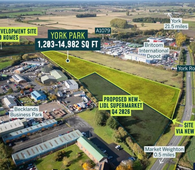 York Rd, York to rent - Aerial - Image 3 of 3