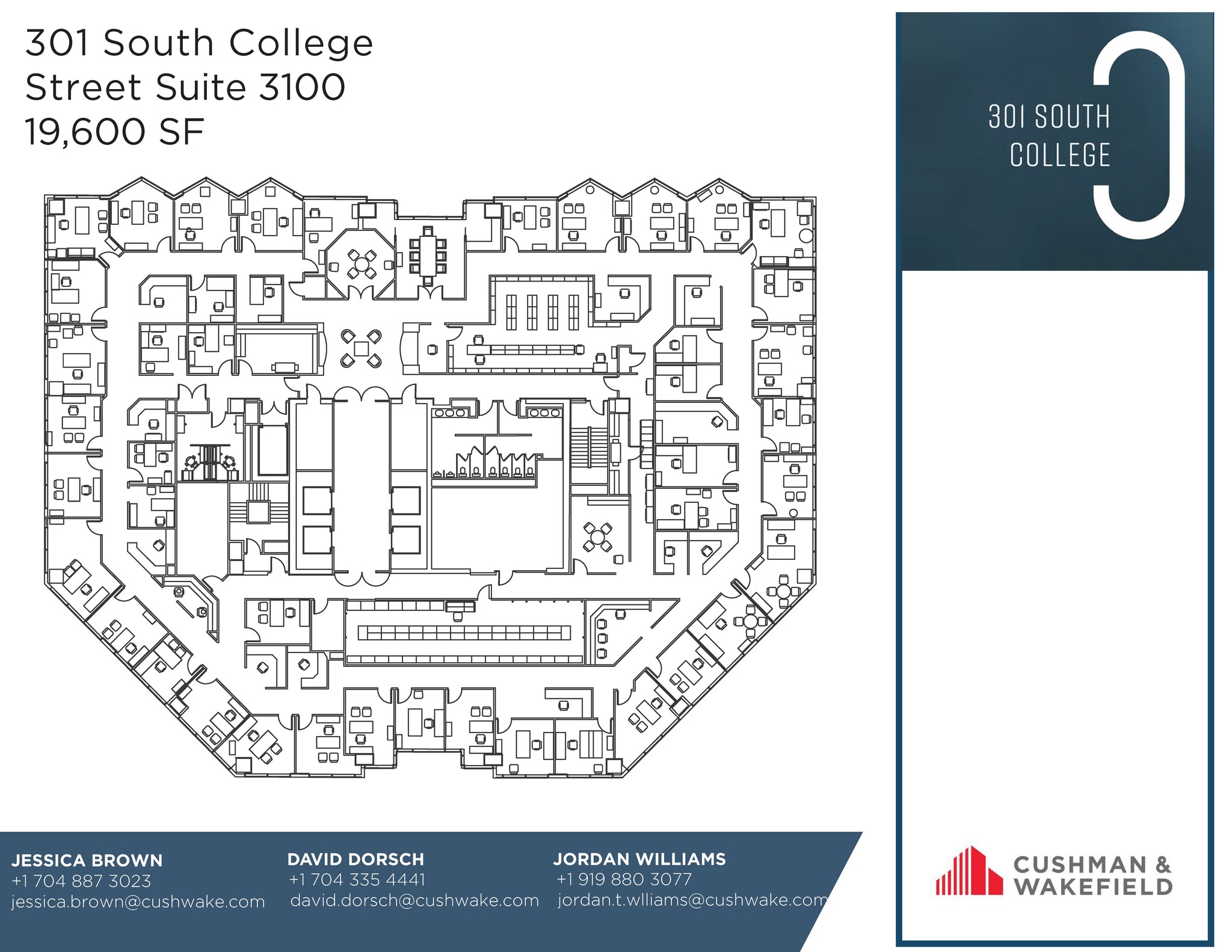 301 S College St, Charlotte, NC for rent Floor Plan- Image 1 of 1