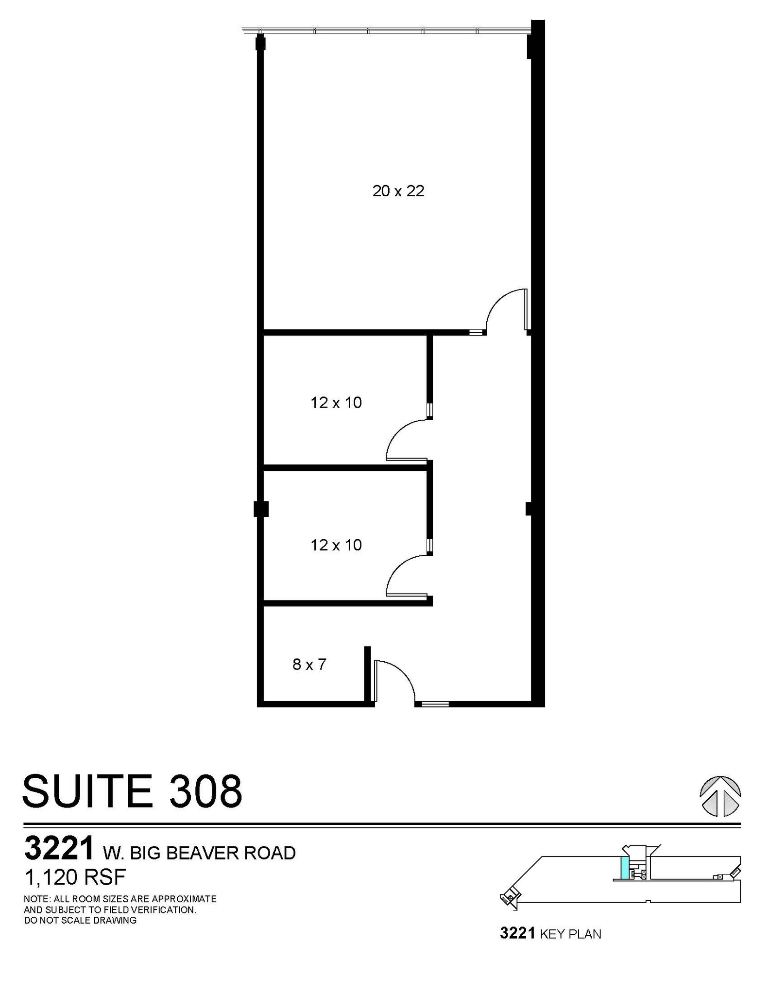 3155 W Big Beaver Rd, Troy, MI for rent Floor Plan- Image 1 of 1