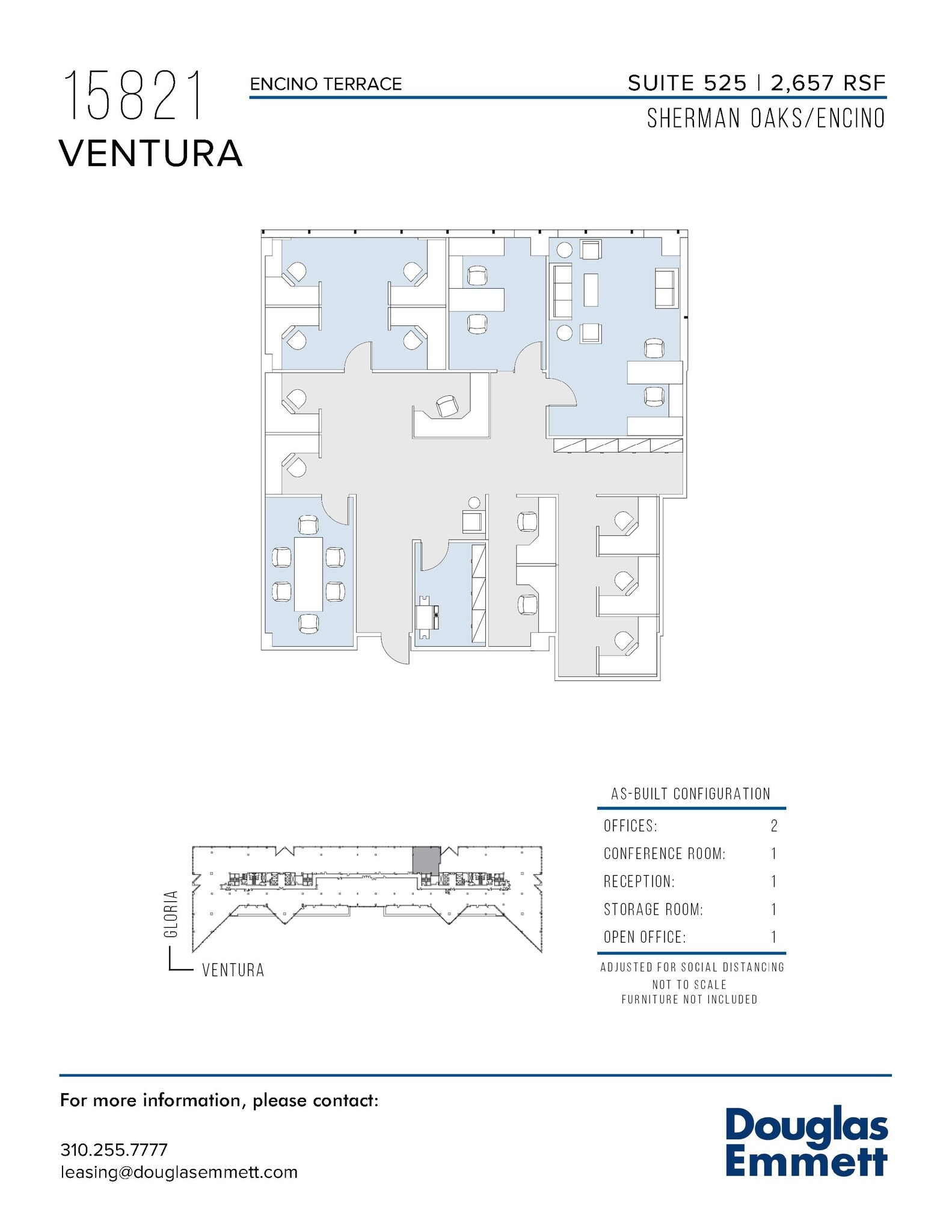 15821 Ventura Blvd, Encino, CA to rent Floor Plan- Image 1 of 1