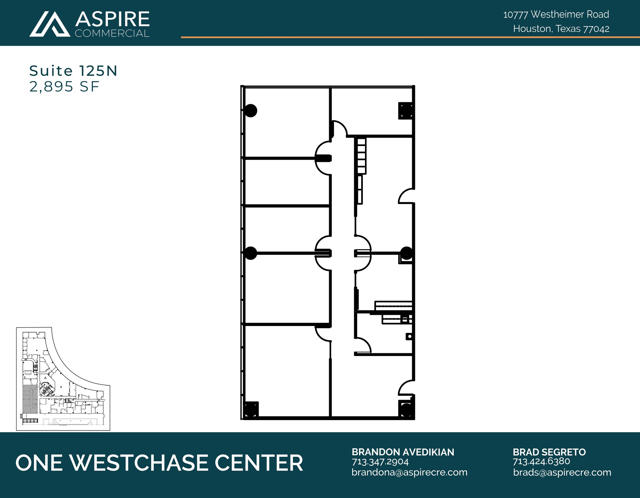 10777 Westheimer Rd, Houston, TX to rent Floor Plan- Image 1 of 1