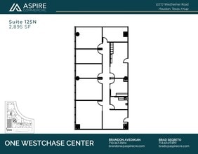 10777 Westheimer Rd, Houston, TX to rent Floor Plan- Image 1 of 1