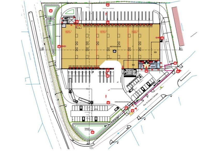 Industrial in Toulon to rent - Site Plan - Image 3 of 7