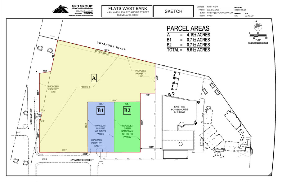 Main Avenue & Sycamore St, Cleveland, OH for sale - Site Plan - Image 2 of 7