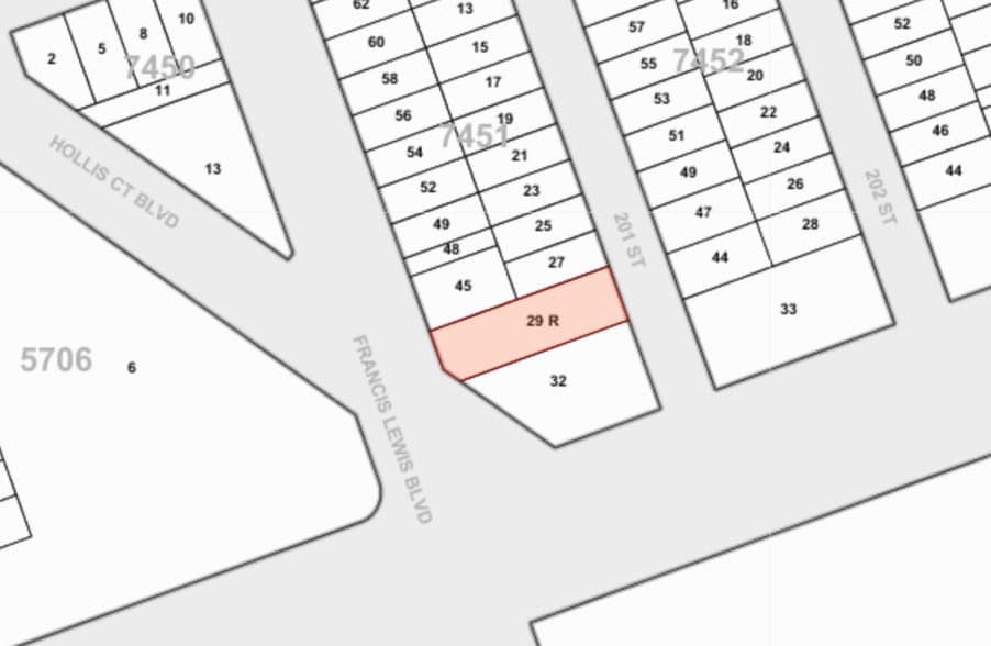 5847 Francis Lewis Blvd, Oakland Gardens, NY to rent - Plat Map - Image 2 of 28