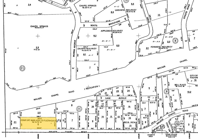 1325 Old Walker Chapel Rd, Fultondale, AL for sale - Plat Map - Image 1 of 1