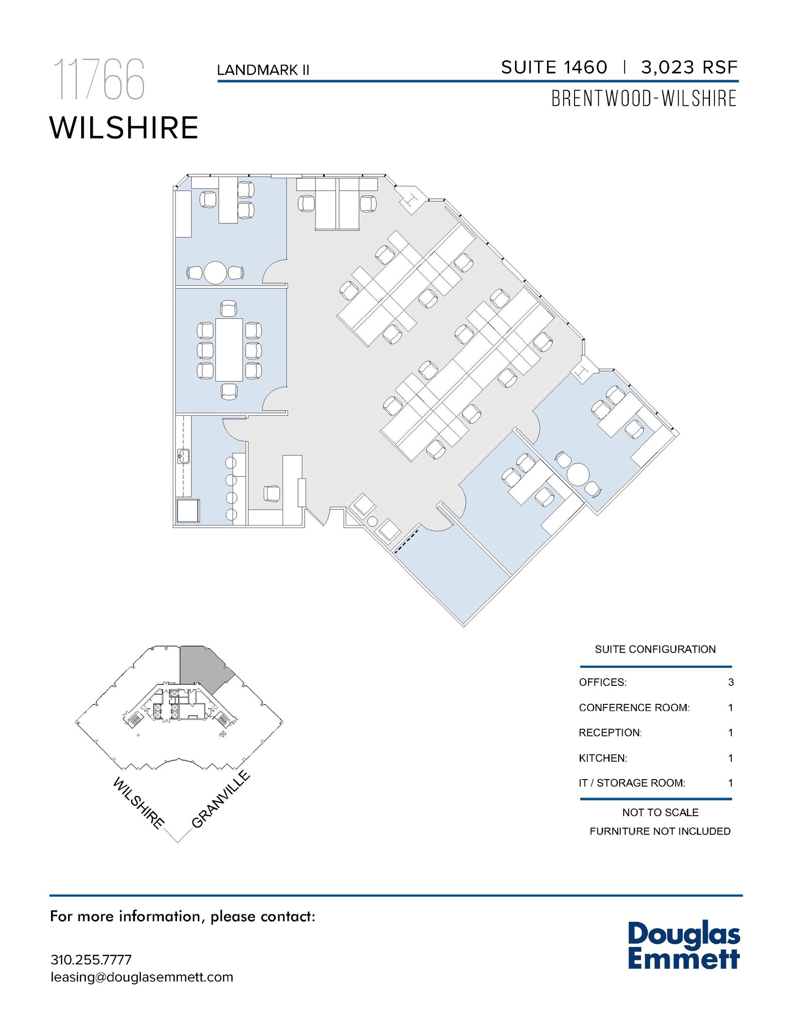 11766 Wilshire Blvd, Los Angeles, CA to rent Floor Plan- Image 1 of 1