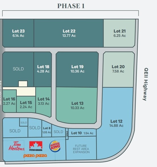 Junction 42 - Phase 2, Penhold, AB for sale - Site Plan - Image 1 of 1