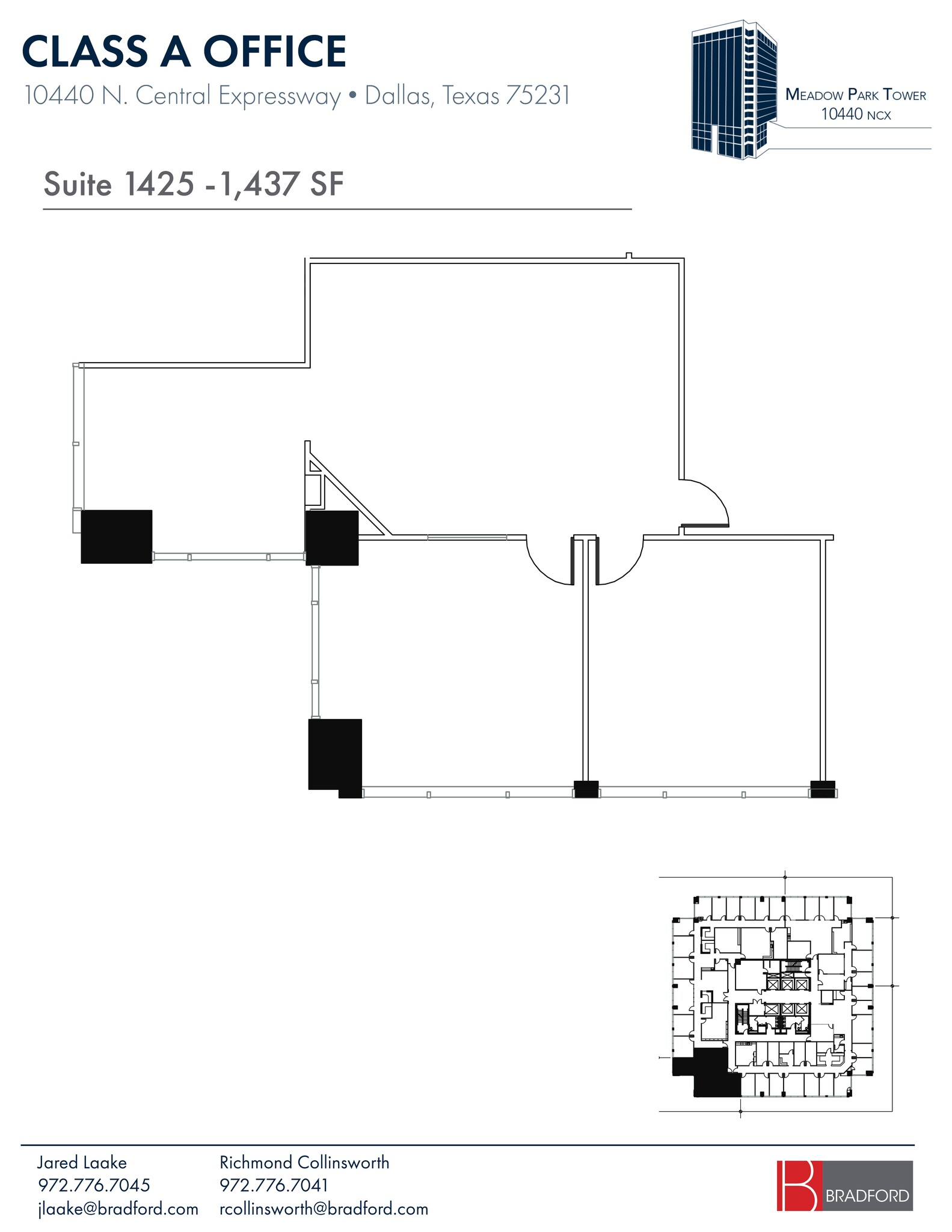 10440 N Central Expy, Dallas, TX for rent Site Plan- Image 1 of 2