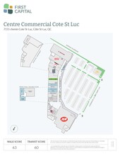 7001-7155 Ch Côte St-Luc, Montréal, QC for rent Site Plan- Image 1 of 2