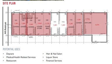 4911 44th Ave, Stony Plain, AB for rent Site Plan- Image 1 of 1