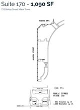 733 Bishop St, Honolulu, HI to rent Floor Plan- Image 1 of 1